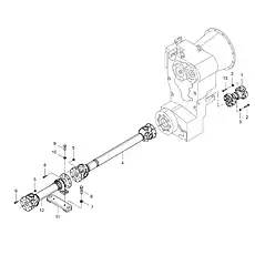 WASHER - Блок «SUPPORT & DRIVE SHAFT 03Y0021_001_00»  (номер на схеме: 3)