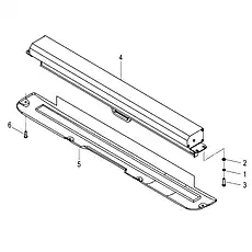 WASHER 5 - Блок «VISOR 47C2835_000_00»  (номер на схеме: 1)