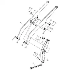 O-RING - Блок «WORK IMPLEMENT SYSTEM 32Y0535_000_00»  (номер на схеме: 13)