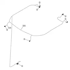 PLUG - Блок «WORK LIGHT HARNESS 08C9122_000_00»  (номер на схеме: 3)