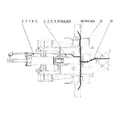 Болт M6*12-8.8-Zn.D - Блок «22E0235 Электропроводка переднего освещения»  (номер на схеме: 10)