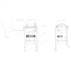 BRACKET - Блок «AIR PRE-FILTER 40C7618_000_00»  (номер на схеме: 13)