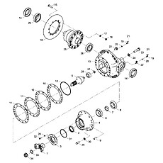 BEVEL GEAR ASSEMBLY 41C0109_008_00