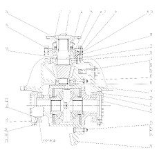 BEVEL GEAR ASSEMBLY 41C0111_007_00