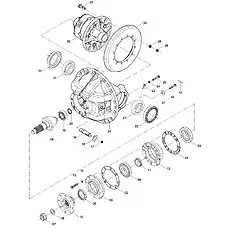 TAP.ROLLER BRG HR30311DJ 55x120x31.5x29x21 - Блок «Коническая передача в сборе»  (номер на схеме: 4)