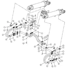 O-RING 36.5x3.55 - Блок «BOOM CYLINDER LINES»  (номер на схеме: 4)