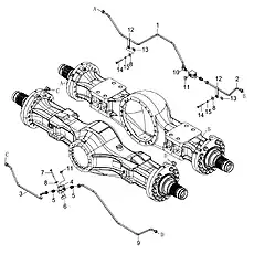 BRAKE LINES - Блок «BRAKE LINES 01E0107_005_00»  (номер на схеме: 1)