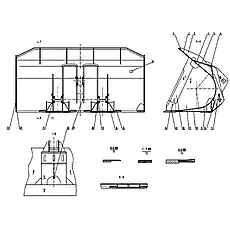 SUPPORT - Блок «BUCKET 22D0090_000_00»  (номер на схеме: 5)