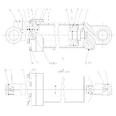 BUCKET TILTING CYLINDER 10C0885_000_00