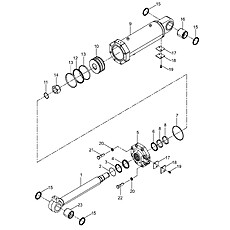 BUCKET TILTING CYLINDER 10C1772_001_00