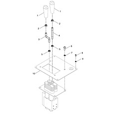 CONTROL LEVER ASSEMBLY 23C0037_002_00