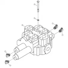 CONNECTOR - Блок «CONTROL VALVE ASSEMBLY 1202006_001_00»  (номер на схеме: 1)