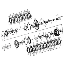 THRUST WASHER - Блок «COUPING II KR+K2 SP140564_000_00»  (номер на схеме: 8)