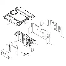 CONICAL BUMPER - Блок «DECORATION ASSEMBLY 34C1806_004_00»  (номер на схеме: 7)