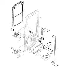 SCREW M8x20-4.8-ZN.D - Блок «DOOR-LH 47C1290_004_00»  (номер на схеме: 8)