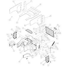 SCREW M6x20-4.8-ZN.D - Блок «Кожух двигателя»  (номер на схеме: 31)