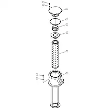 O-RING 190x5.3 - Блок «FILTER ELEMENT ASSEMBLY»  (номер на схеме: 4)