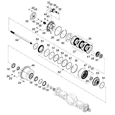 STEEL PLATE - Блок «FRONT AXLE ASSEMBLY 01E0084_019_01»  (номер на схеме: 36)