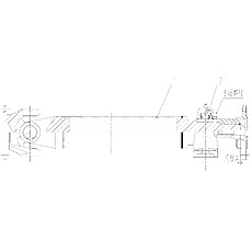 FRONT DRIVE SHAFT & BRG ASSEMBLY 41C0135_000_00