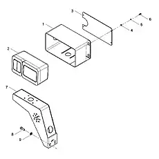 WASHER 12 - Блок «FRONT FLOODLIGHT»  (номер на схеме: 9)