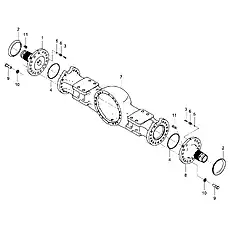 DEFLATING VALVE SEAT - Блок «HUB CARRIER ASSEMBLY 41C0143_000_00»  (номер на схеме: 6)