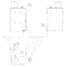 O-RING 40x3.1 - Блок «Гидравлический масляный бак»  (номер на схеме: 7)