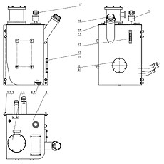 HYDRAULIC OIL TANK 21C0877_000_00