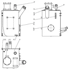 O-RING 40x3.1 - Блок «Гидравлический масляный бак»  (номер на схеме: 6)