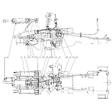 POSITIONER AND KICKOUT SYSTEM - Блок «HYDRAULIC SYSTEM 15E0639_001_00»  (номер на схеме: 1)