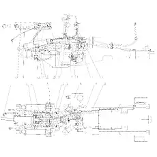 FLOW AMPLIFYING VALVE LINES - Блок «HYDRAULIC SYSTEM 15Y0146_000_00»  (номер на схеме: 15)