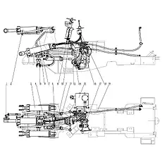 PILOT CONTROL LINES - Блок «HYDRAULIC SYSTEM 15Y0531_000_00»  (номер на схеме: 16)