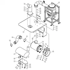 BRACKET - Блок «INTAKE AND EXHAUST SYSTEM 00Y0428_000_00»  (номер на схеме: 12)