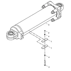 BOLT M8x60-8.8-ZN.D - Блок «LOAD DUMP CYLINDER»  (номер на схеме: 3)