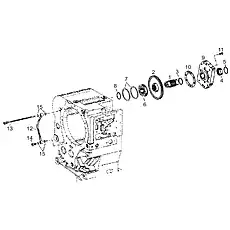 INPUT GEAR - Блок «POWER TAKE-OFF SP137476_000_00»  (номер на схеме: 2)