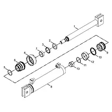 O-RING 19x2.65 - Блок «QUICK COUPLER CYLINDER»  (номер на схеме: 11)