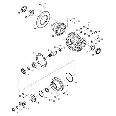 REAR AXLE BEVEL GEAR 41C1664_000_00