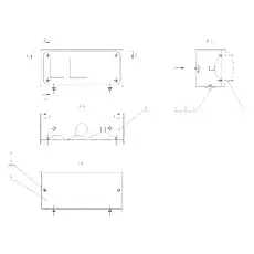 BOLT M6x12-8.8-ZN.D - Блок «REAR POSITION LIGHT»  (номер на схеме: 6)