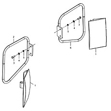 REARVIEW MIRROR ASSEMBLY 41E0157_001_00