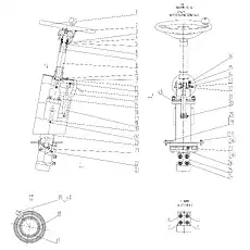 BALL BEARING 1000905 25x42x9 - Блок «STEERING COLUMN ASSEMBLY»  (номер на схеме: 6)