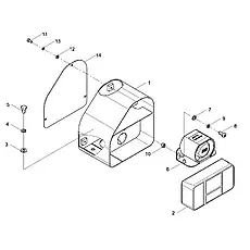 BACKUP ALARM - Блок «TAILLIGHT MOUNTING ASSEMBLY»  (номер на схеме: 6)