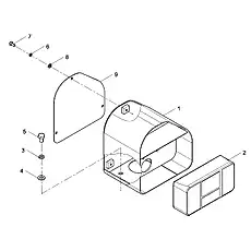 BOLT M6x12-8.8-ZN.D - Блок «TAILLIGHT MOUNTING ASSEMBLY»  (номер на схеме: 7)