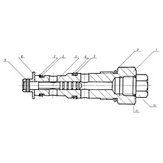 O-RING 12.5x1.8 - Блок «VALVE GROUP»  (номер на схеме: 6)