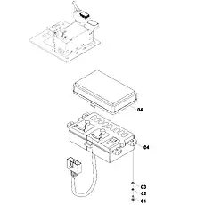 SCREW M412-4.8-ZN.D - Блок «ELECTRIC PARTS (2)»  (номер на схеме: 01)