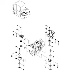 BRACKET - Блок «ENGINE INSTALLATION»  (номер на схеме: 10)
