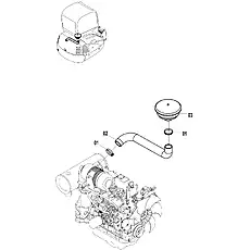 CLAMP - Блок «INTAKE ACCESSORY»  (номер на схеме: 01)