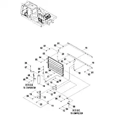 HOSE - Блок «AIR CONDITIONING SYSTEM (C) 23E0442»  (номер на схеме: 17)