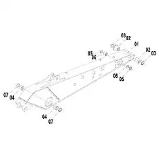 BUSHING - Блок «ARM 43C3698 000»  (номер на схеме: 06)