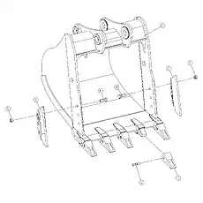 NUT - Блок «BUCKET 43C4847 000»  (номер на схеме: 5)