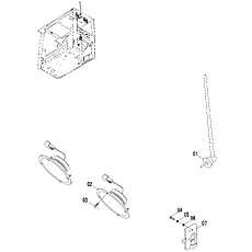 CAB WIRING ASSEMBLY (B) 46C2761