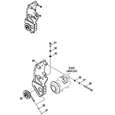 COMPRESSOR BRACKET ASSEMBLY 46C2129 000